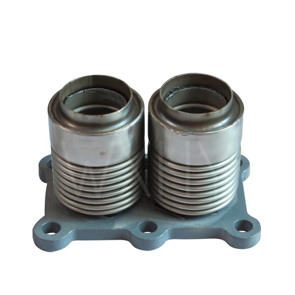 Small Engine Stainless Steel Flexible Exhaust Pipe with Flange from