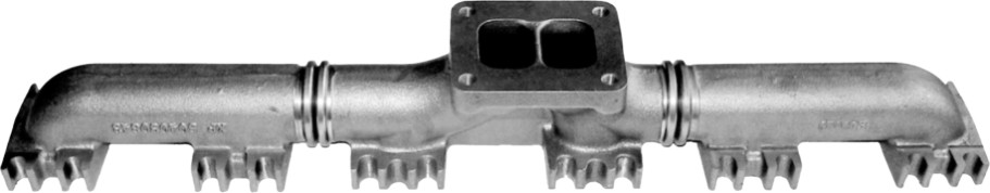 Professional Exhaust Tail Pipe Oval Cast Exhaust Manifold Exhaust Connection Pipe