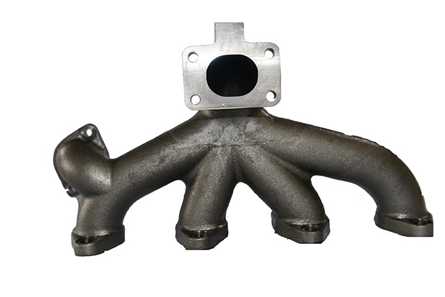 Customized ductile cast iron casting exhaust manifold for car