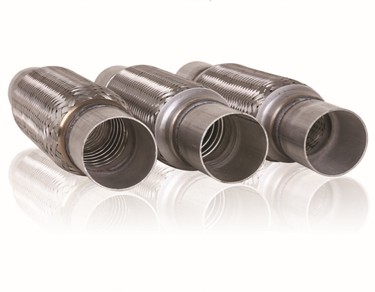 Custom Double Braid Exhaust Flexible Pipe small engine Stainless Steel 1 inch Flexible Car Exhaust Pipe